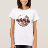 T-shirt Mama Softball (Devant)