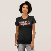T-shirt Mama Super de la marmite rose orange de TRIXIE (Devant entier)