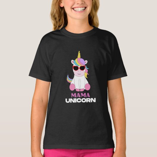 T-shirt Mama Unicorn Magic Squad (Devant)