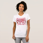 T-shirt Mama Valentine Teacher PNG (Devant entier)