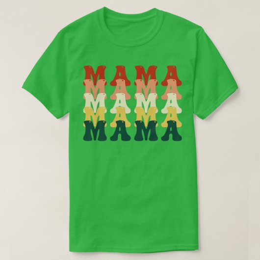 T-shirt Mama Vintage rétro 2 (Design devant)