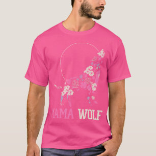 T-shirt Mama Wolf Lover Faune Animal Zookeeper Mères
