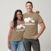 T-shirt Mamabara Capybara Mère vintage (Unisexe)