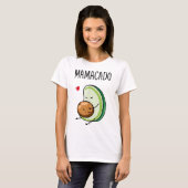 T-shirt Mamacado Avocado Grossesse mère enceinte (Devant entier)