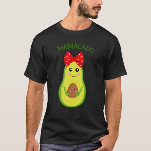 T-shirt Mamacado Avocado mère enceinte grossesse Avo (Devant)