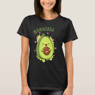 T-shirt Mamacado Cute Avocado Funny Maman, ma mère Fruit L