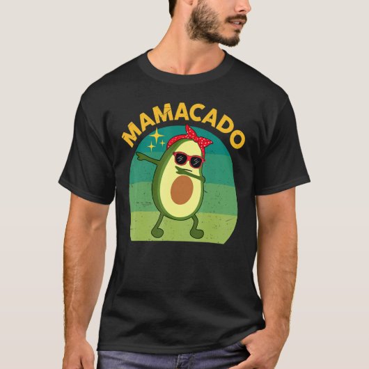 T-shirt Mamacado Dabbing Avocado Kid Men Women Avocado Cos (Devant)