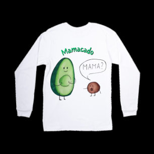 T-shirt Mamacado Funny Avocado Maman Design - Cute Pun Cad