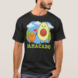 T-shirt Mamacado Mama Avocado Avec Graine Drôle Vegan Mama
