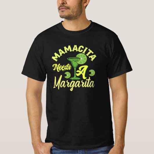 T-shirt Mamacia A Besoin D'Une Margarita (Devant)
