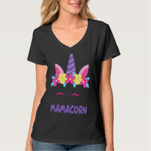 T-shirt Mamacorn Adorable Unicorn Maman Magique Fête des M