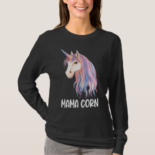 T-shirt Mamacorn Mama Unicorn Maman Fête des mères Femmes