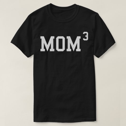 T-shirt Maman3   Drôle Maman De 3 Cadeaux Tee  (Design devant)