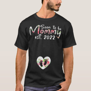 T-shirt Maman 2022 Faire-part De Grossesse Bientôt Être Ma
