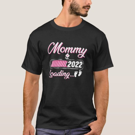 T-shirt Maman 2022 Faire-part de grossesse future mère (Devant)