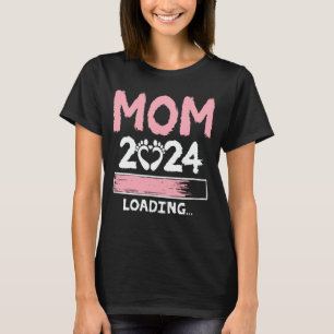 T-shirt Maman 2024 Chargement Futur Amusant Nouveau Maman 