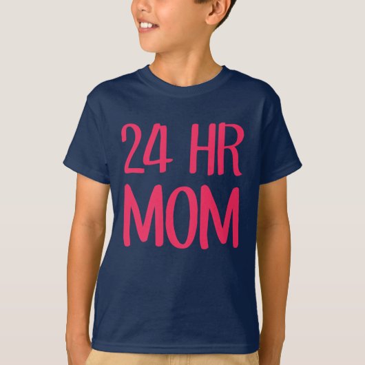 T-shirt Maman 24 h (Devant)