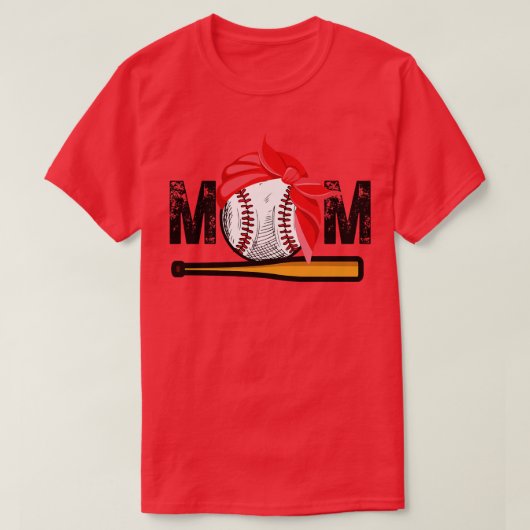 T-shirt Maman 33 de baseball (Design devant)
