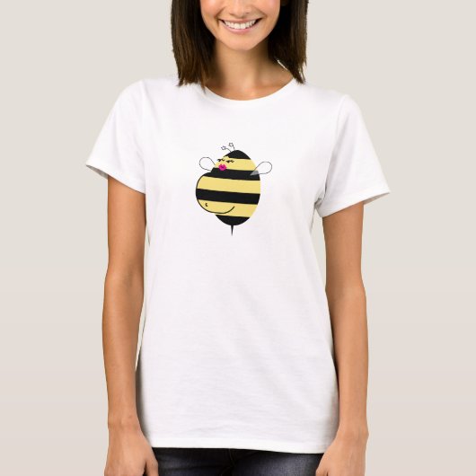 T-shirt Maman à Bébé Abeille Enceinte (Devant)