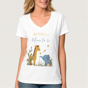 T-shirt Maman à Devenir Fauve Bébé Animaux Mignons