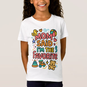 T-Shirt Maman a dit que je suis le préféré