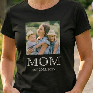 T-shirt Maman a établi la photo