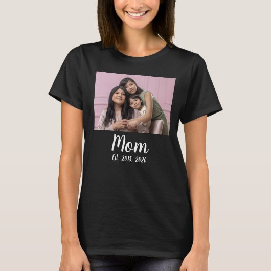 T-shirt Maman a établi la photo de script (Devant)