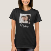 T-shirt Maman a établi la photo de script (Devant)