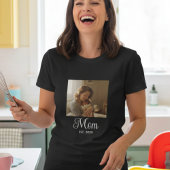 T-shirt Maman a établi le script de la photo