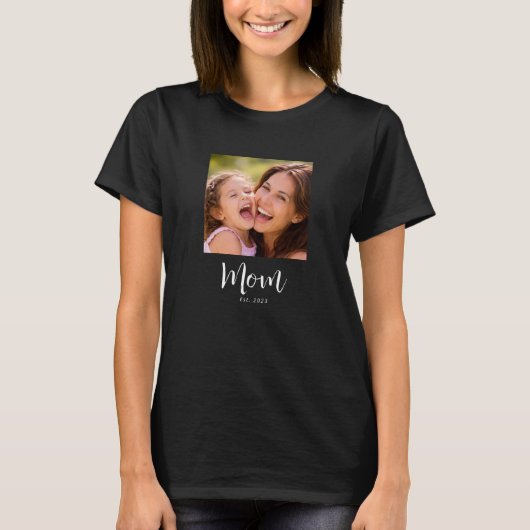 T-shirt Maman a établi le script photo (Devant)