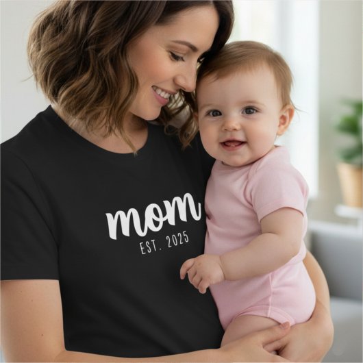 T-shirt Maman a établi nouveau cadeau maman