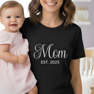 T-shirt Maman a établi un nouveau cadeau pour maman