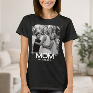 T-shirt Maman a établi une photo audacieuse