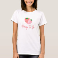 Maman à être Baby shower fraise