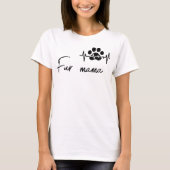 T-shirt Maman à fourrure (Devant)