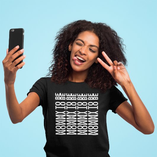 T-shirt MAMAN À VENIR - Message Caché