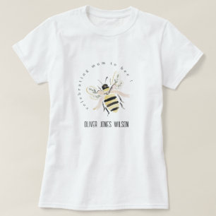 T-shirt Maman abeille future maman adorable pastel Fête de