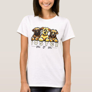 T-shirt Maman adoptive de chien