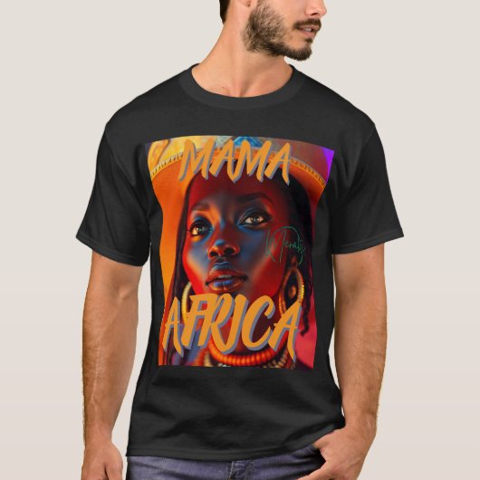T-shirt Maman Afrique (Devant)