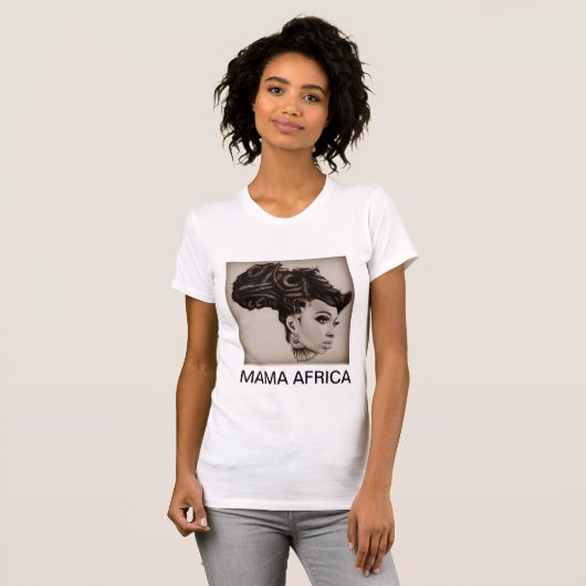 T-shirt Maman Afrique (Devant entier)