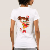 T-shirt Maman aime bébé - Blanc 03 (Dos)