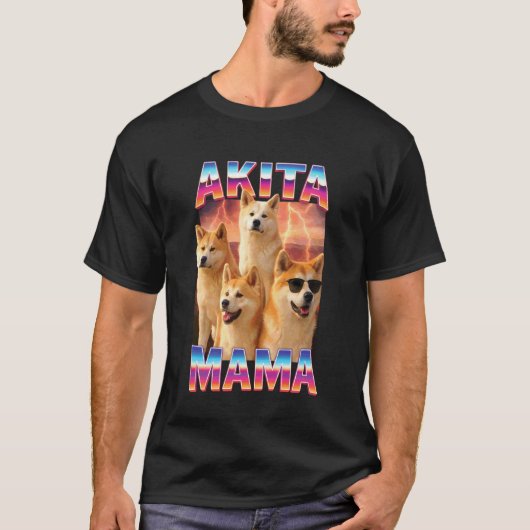 T-shirt Maman Akita (Devant)