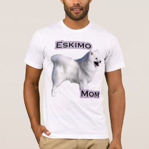 T-shirt Maman américaine 4 de chien esquimau