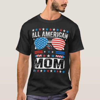 T-shirt Maman américaine tout simplement T shirt patrioti