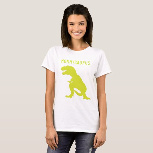 T-shirt maman anniversaire de Dinosaur (Devant entier)