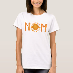 T-shirt Maman Aquarelle Yellow Sunshine