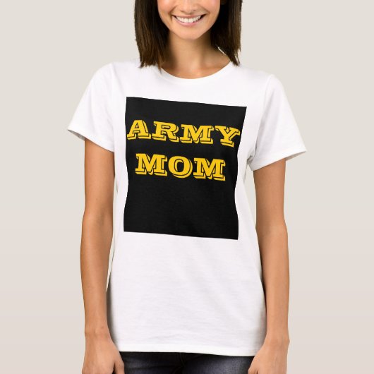 T-shirt maman armée (Devant)