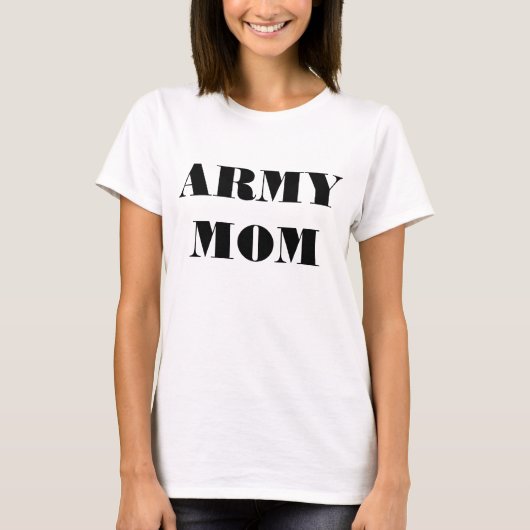 T-shirt maman armée (Devant)