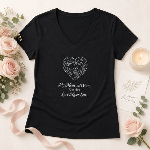 T-shirt Maman au Ciel Fête des Mères Fille Mère Rose 