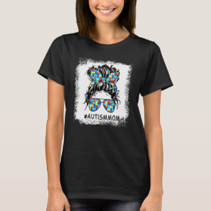T-shirt Maman Autisme Cheveux En Désordre Autisme Sensibil